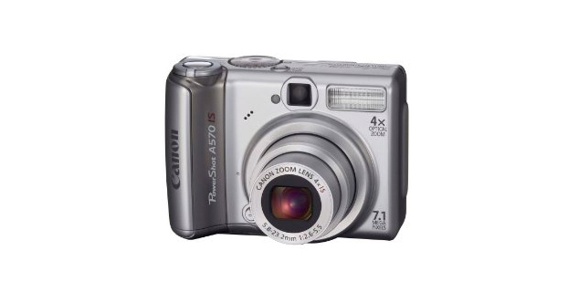 Canon PowerShot A570IS 7.1MP Digital Camera with 4x Optical Image Stabilized Zoom